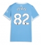 Billige Manchester City Rico Lewis #82 Hjemmebanetrøje Dame 2026-27 Kort ærmer