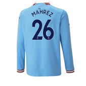 Billige Manchester City Riyad Mahrez #26 Hjemmebanetrøje 2022-23 Lange ærmer