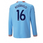 Billige Manchester City Rodri Hernandez #16 Hjemmebanetrøje 2022-23 Lange ærmer
