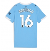 Billige Manchester City Rodri Hernandez #16 Hjemmebanetrøje Dame 2025-26 Kort ærmer