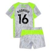 Billige Manchester City Rodri Hernandez #16 Tredje trøje Børn 2025-26 Kort ærmer (+ bukser)