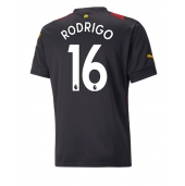 Billige Manchester City Rodri Hernandez #16 Udebanetrøje 2022-23 Kort ærmer