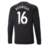 Billige Manchester City Rodri Hernandez #16 Udebanetrøje 2022-23 Lange ærmer