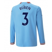 Billige Manchester City Ruben Dias #3 Hjemmebanetrøje 2022-23 Lange ærmer