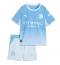 Billige Manchester City Ruben Dias #3 Hjemmebanetrøje Børn 2026-27 Kort ærmer (+ bukser)