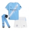 Billige Manchester City Tijjani Reijnders #4 Hjemmebanetrøje Børn 2025-26 Kort ærmer (+ bukser)