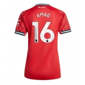 Billige Manchester United Amad Diallo #16 Hjemmebanetrøje Dame 2025-26 Kort ærmer