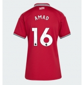 Billige Manchester United Amad Diallo #16 Hjemmebanetrøje Dame 2026-27 Kort ærmer
