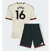 Billige Manchester United Amad Diallo #16 Tredje trøje Børn 2026-27 Kort ærmer (+ bukser)