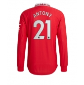 Billige Manchester United Antony #21 Hjemmebanetrøje 2022-23 Lange ærmer