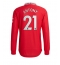 Billige Manchester United Antony #21 Hjemmebanetrøje 2022-23 Lange ærmer