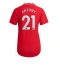 Billige Manchester United Antony #21 Hjemmebanetrøje Dame 2022-23 Kort ærmer