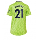 Billige Manchester United Antony #21 Tredje trøje Dame 2022-23 Kort ærmer