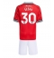 Billige Manchester United Benjamin Sesko #30 Hjemmebanetrøje Børn 2025-26 Kort ærmer (+ bukser)