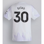 Billige Manchester United Benjamin Sesko #30 Udebanetrøje 2025-26 Kort ærmer