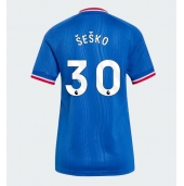 Billige Manchester United Benjamin Sesko #30 Udebanetrøje Dame 2026-27 Kort ærmer