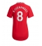 Billige Manchester United Bruno Fernandes #8 Hjemmebanetrøje Dame 2022-23 Kort ærmer