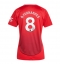 Billige Manchester United Bruno Fernandes #8 Hjemmebanetrøje Dame 2024-25 Kort ærmer
