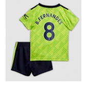 Billige Manchester United Bruno Fernandes #8 Tredje trøje Børn 2022-23 Kort ærmer (+ bukser)