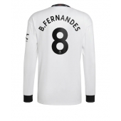 Billige Manchester United Bruno Fernandes #8 Udebanetrøje 2022-23 Lange ærmer