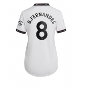 Billige Manchester United Bruno Fernandes #8 Udebanetrøje Dame 2022-23 Kort ærmer