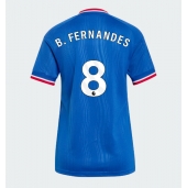 Billige Manchester United Bruno Fernandes #8 Udebanetrøje Dame 2026-27 Kort ærmer