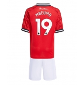 Billige Manchester United Bryan Mbeumo #19 Hjemmebanetrøje Børn 2025-26 Kort ærmer (+ bukser)