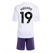 Billige Manchester United Bryan Mbeumo #19 Udebanetrøje Børn 2025-26 Kort ærmer (+ bukser)