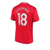 Billige Manchester United Casemiro #18 Hjemmebanetrøje 2022-23 Kort ærmer