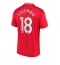 Billige Manchester United Casemiro #18 Hjemmebanetrøje 2022-23 Kort ærmer
