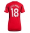 Billige Manchester United Casemiro #18 Hjemmebanetrøje Dame 2023-24 Kort ærmer