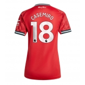 Billige Manchester United Casemiro #18 Hjemmebanetrøje Dame 2025-26 Kort ærmer