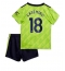 Billige Manchester United Casemiro #18 Tredje trøje Børn 2022-23 Kort ærmer (+ bukser)