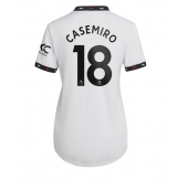 Billige Manchester United Casemiro #18 Udebanetrøje Dame 2022-23 Kort ærmer