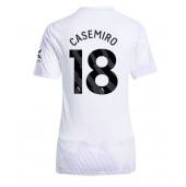 Billige Manchester United Casemiro #18 Udebanetrøje Dame 2025-26 Kort ærmer