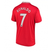 Billige Manchester United Cristiano Ronaldo #7 Hjemmebanetrøje 2022-23 Kort ærmer