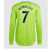 Billige Manchester United Cristiano Ronaldo #7 Tredje trøje 2022-23 Lange ærmer