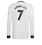 Billige Manchester United Cristiano Ronaldo #7 Udebanetrøje 2022-23 Lange ærmer