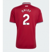 Billige Manchester United Diogo Dalot #2 Hjemmebanetrøje 2026-27 Kort ærmer