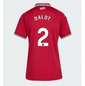 Billige Manchester United Diogo Dalot #2 Hjemmebanetrøje Dame 2026-27 Kort ærmer