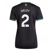 Billige Manchester United Diogo Dalot #2 Tredje trøje Dame 2025-26 Kort ærmer