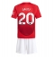 Billige Manchester United Diogo Dalot #20 Hjemmebanetrøje Børn 2024-25 Kort ærmer (+ bukser)