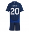 Billige Manchester United Diogo Dalot #20 Udebanetrøje Børn 2024-25 Kort ærmer (+ bukser)