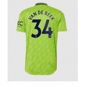Billige Manchester United Donny van de Beek #34 Tredje trøje 2022-23 Kort ærmer