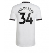 Billige Manchester United Donny van de Beek #34 Udebanetrøje 2022-23 Kort ærmer