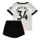 Billige Manchester United Donny van de Beek #34 Udebanetrøje Børn 2022-23 Kort ærmer (+ bukser)