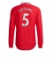 Billige Manchester United Harry Maguire #5 Hjemmebanetrøje 2022-23 Lange ærmer