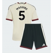 Billige Manchester United Harry Maguire #5 Tredje trøje Børn 2026-27 Kort ærmer (+ bukser)