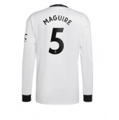 Billige Manchester United Harry Maguire #5 Udebanetrøje 2022-23 Lange ærmer