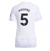 Billige Manchester United Harry Maguire #5 Udebanetrøje Dame 2025-26 Kort ærmer